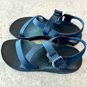 Chaco Women’s Classic Z1 Navy Blue Adjustable Sandals Size10 Excellent Condition